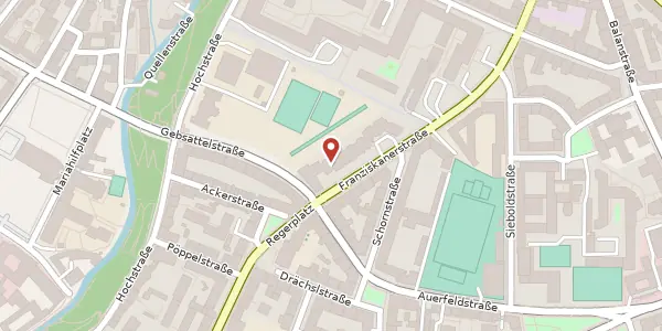 Karte der Umgebung von Franziskanerstr. 36, 81669 München