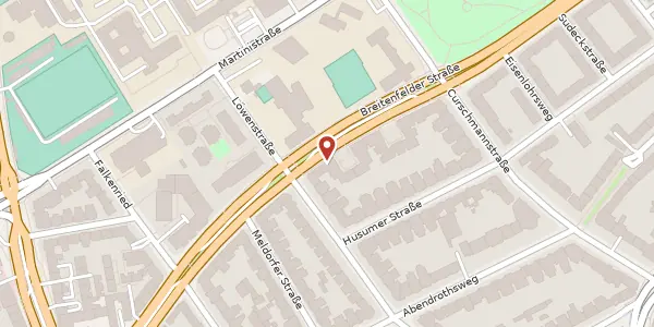 Karte der Umgebung von Breitenfelder Straße 38, 20251 Hamburg