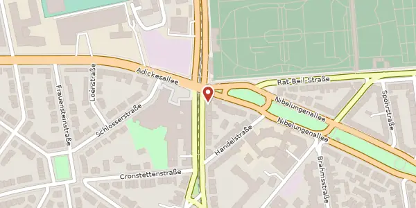 Karte der Umgebung von Eckenheimer Landstr. 184, 60318 Frankfurt