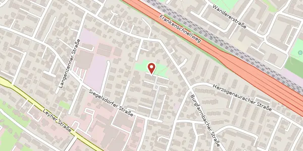 Karte der Umgebung von Anwandener Str. 43, 90431 Nürnberg