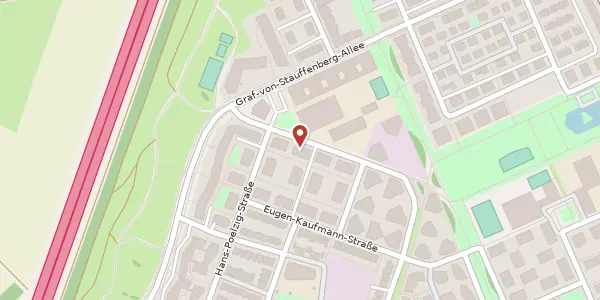 Karte der Umgebung von Ella-Bergmann-Michel-Str. 13, 60438 Frankfurt