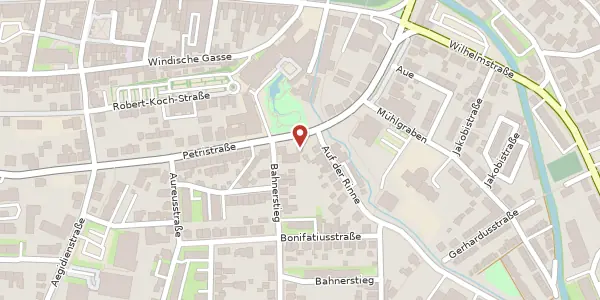 Karte der Umgebung von Petristraße 68 b, 37308 Heilbad Heiligenstadt