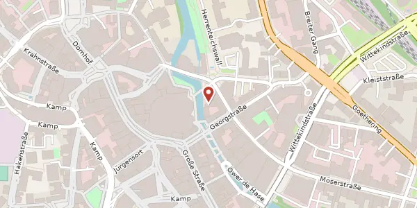 Karte der Umgebung von Möserstr. 2-3, 49074 Osnabrück