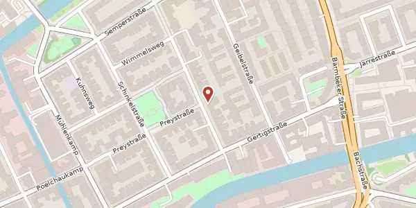 Karte der Umgebung von Forsmannstraße 10, 22303 Hamburg