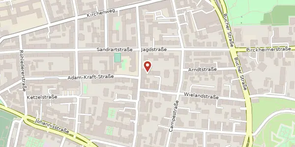 Karte der Umgebung von Lange Zeile 30, 90419 Nürnberg