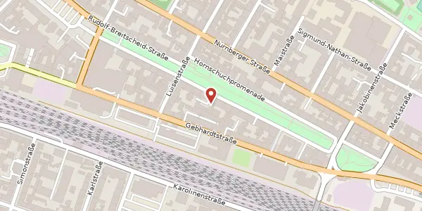 Karte der Umgebung von Königswarterstr. 60, 90762 Fürth