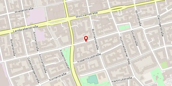 Karte der Umgebung von Humboldtstr. 116a, 90459 Nürnberg