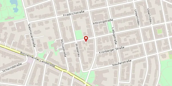 Karte der Umgebung von Eppsteiner Str. 55, 60323 Frankfurt