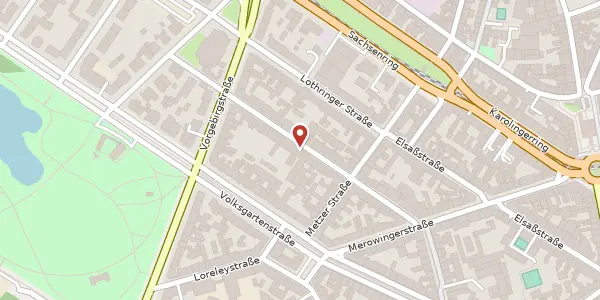 Karte der Umgebung von Vondelstraße 37, 50677 Köln