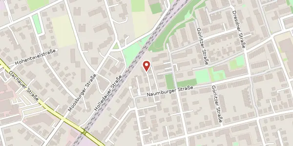 Karte der Umgebung von Naumburger Str. 38 e, 80993 München