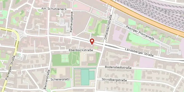 Karte der Umgebung von Landsberger Str. 495, 81241 München