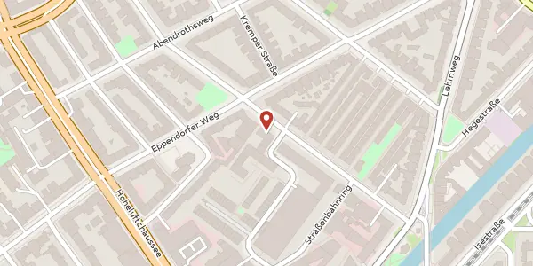 Karte der Umgebung von Falkenried 45, 20251 Hamburg