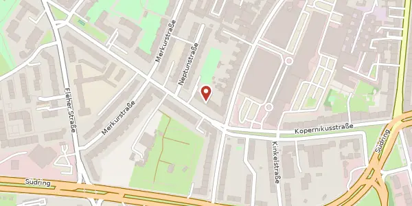 Karte der Umgebung von Im Dahlacker 70, 40223 Düsseldorf