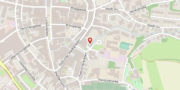 Karte der Umgebung von Maria-Ward-Platz 5, 94469 Deggendorf