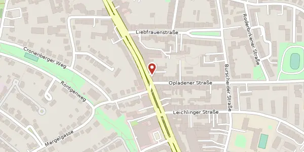 Karte der Umgebung von Kölner Landstr. 186, 40591 Düsseldorf