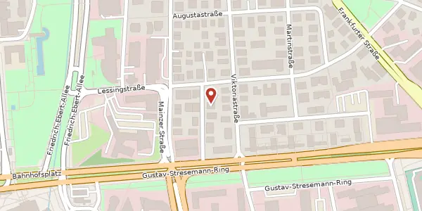Karte der Umgebung von Fritz-Reuter-Str. 2, 65189 Wiesbaden