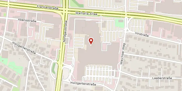Karte der Umgebung von Weichser Weg 5, 93059 Regensburg
