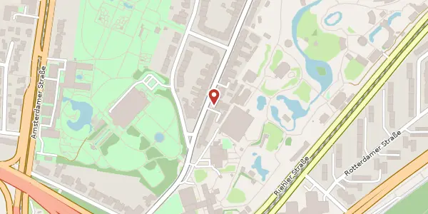 Karte der Umgebung von Stammheimer Str. 10-12, 50735 Köln