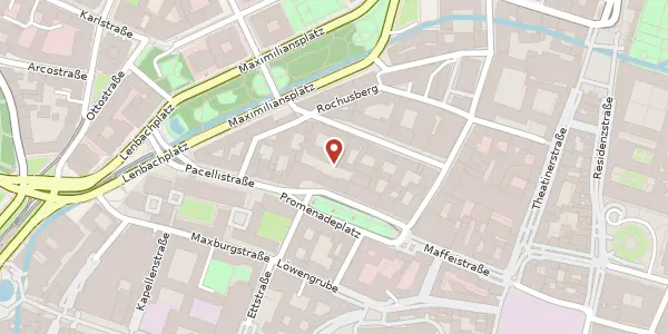 Karte der Umgebung von Promenadeplatz 10, 80333 München