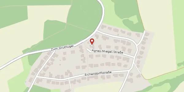 Karte der Umgebung von Agnes-Miegel-Str. 12, 49134 Wallenhorst