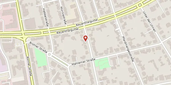 Karte der Umgebung von Goethestr. 6, 50968 Köln