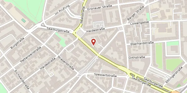 Karte der Umgebung von Saalburgstr. 26, 60385 Frankfurt