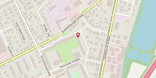 Karte der Umgebung von Pankower Straße 18, 13156 Berlin