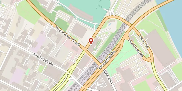 Karte der Umgebung von Weißeritzstraße 3, 01067 Dresden