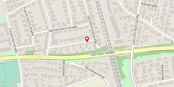 Karte der Umgebung von Ganzenmüllerstr. 20, 80999 München