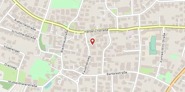 Karte der Umgebung von Faustnerweg 5, 81479 München
