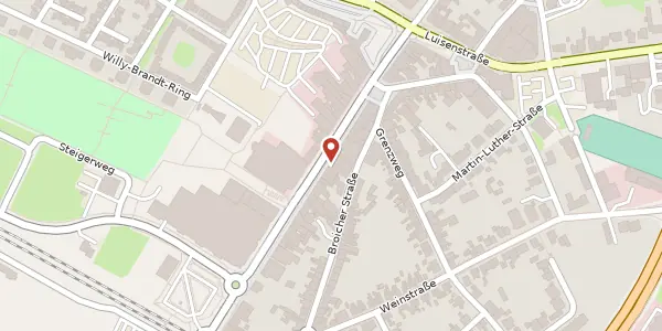 Karte der Umgebung von Bahnhofstr. 52, 52477 Alsdorf