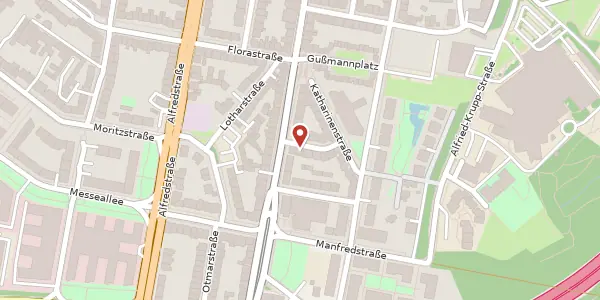 Karte der Umgebung von Lydiastr. 6, 45131 Essen