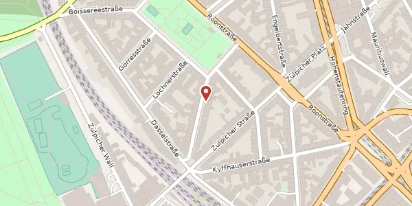 Karte der Umgebung von Meister-Gerhard-Straße 11, 50674 Köln