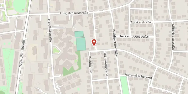 Karte der Umgebung von Waldklausenweg 40, 81377 München