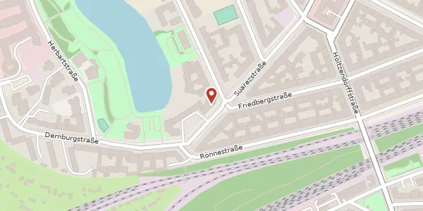 Karte der Umgebung von Suarezstraße 31, 14057 Berlin