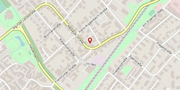 Karte der Umgebung von Nassauer Str. 4, 65795 Hattersheim