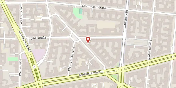 Karte der Umgebung von Giesebrechtstraße 15, 10629 Berlin