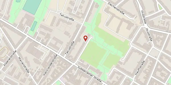 Karte der Umgebung von Halmstr. 19, 50825 Köln