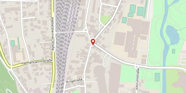 Karte der Umgebung von Bahnhofstr. 50, 91757 Treuchtlingen