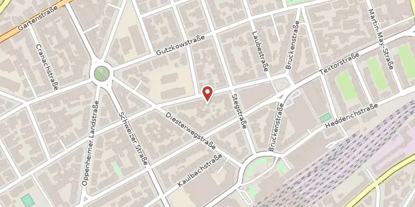 Karte der Umgebung von Schwanthalerstr. 21, 60594 Frankfurt