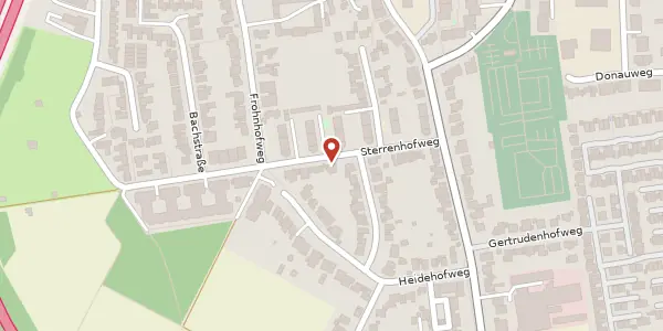 Karte der Umgebung von Sterrenhofweg 9, 50858 Köln