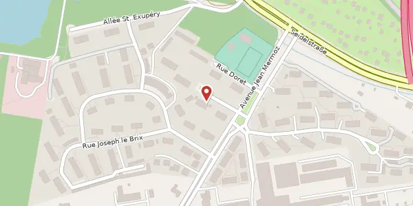 Karte der Umgebung von Rue Marin la Meslée 5, 13405 Berlin