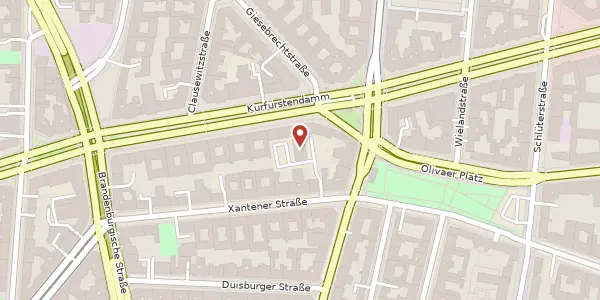 Karte der Umgebung von Kurfürstendamm 178, 10707 Berlin