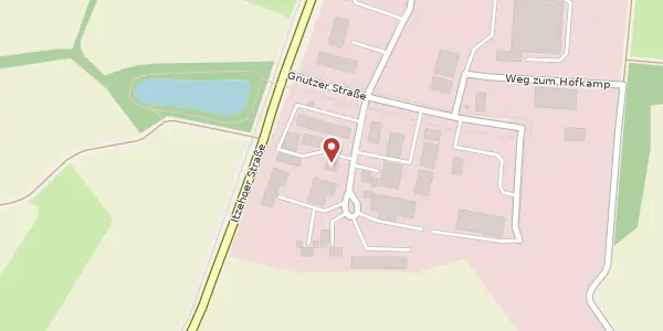 Karte der Umgebung von Gnutzer Straße 12, 24589 Nortorf