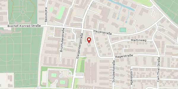 Karte der Umgebung von Regerstr. 4, 93053 Regensburg
