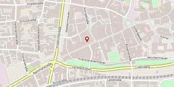 Karte der Umgebung von Westernstr. 28, 33098 Paderborn