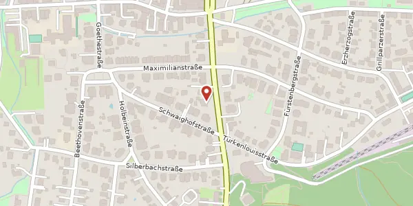 Karte der Umgebung von Günterstalstraße 70, 79100 Freiburg im Breisgau