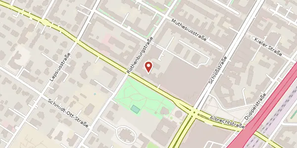 Karte der Umgebung von Grunewaldstraße 5, 12165 Berlin