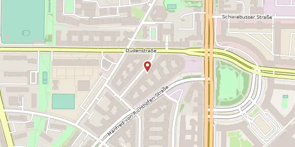 Karte der Umgebung von Burgherrenstraße 9, 12101 Berlin
