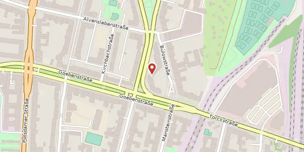 Karte der Umgebung von Kulmer Straße 37, 10783 Berlin